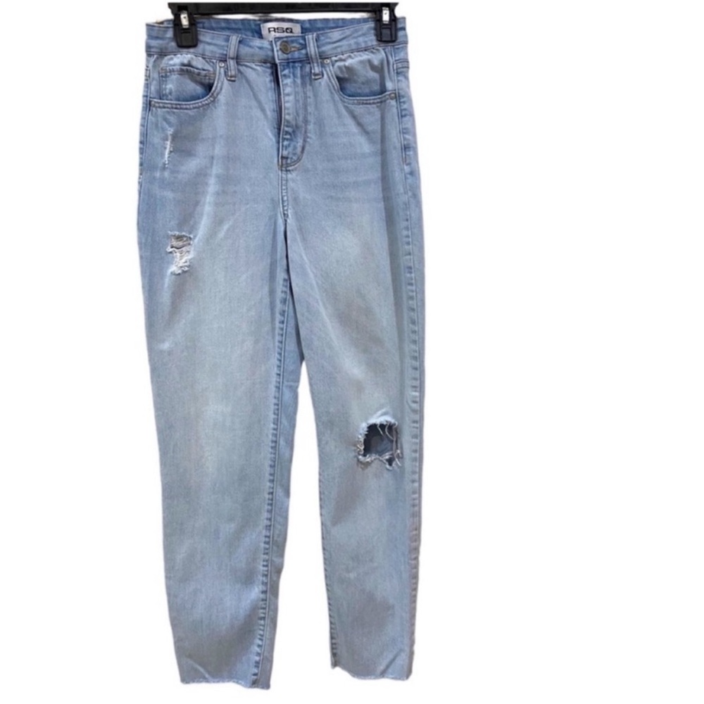 RSQ Women’s Distressed Vintage Mom Jeans